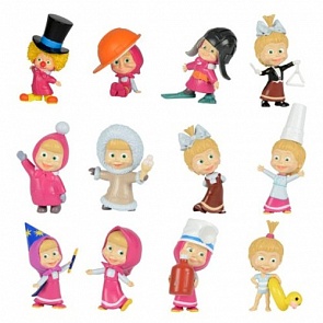 Фигурки из серии Маша и медведь, 5 см. (Simba, 9302144)